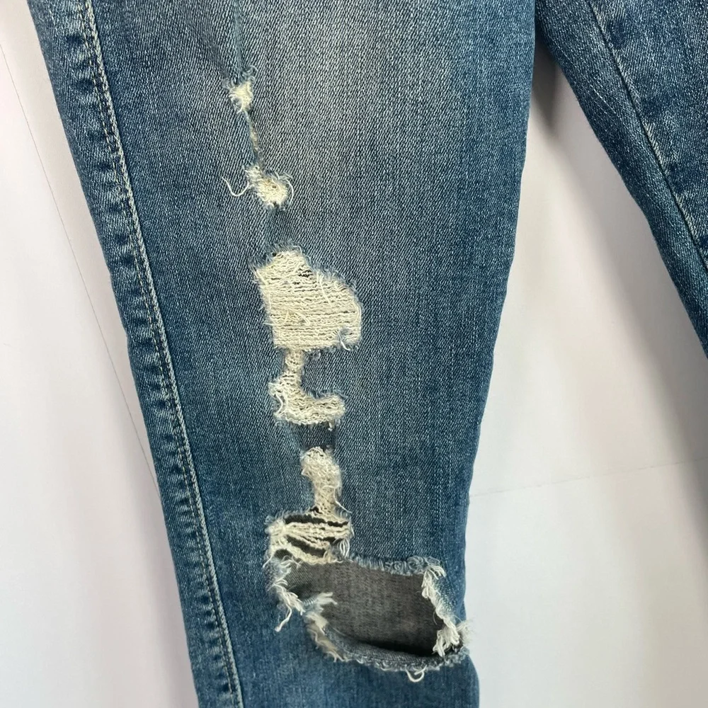 Frame Le High Skinny Denim Distressed Jeans Size 25
